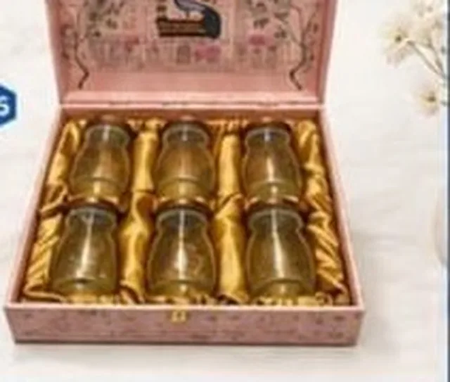 Maharaja MDF Box 6 Jar with Carry Bag, code NB-86