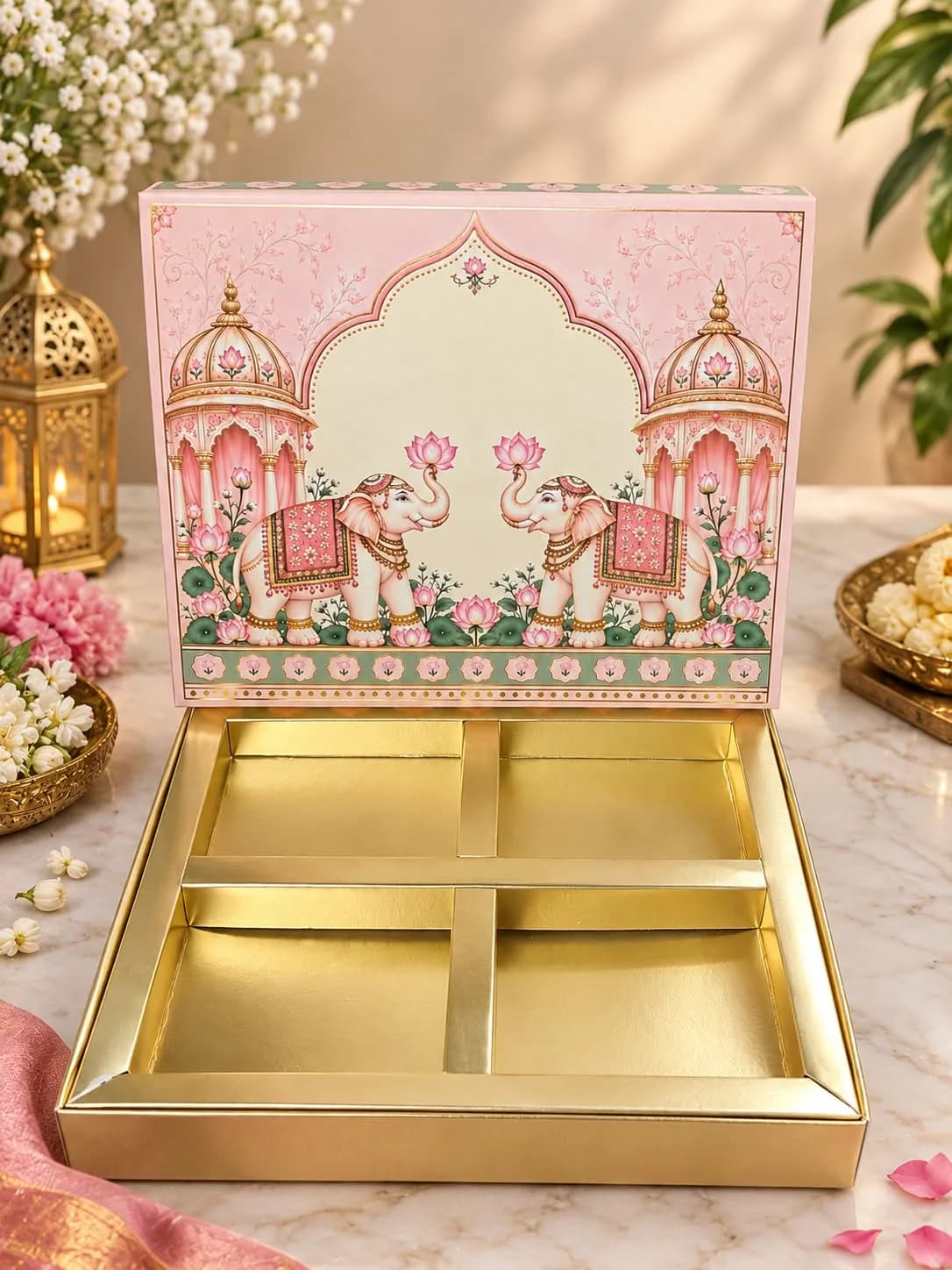 Gajraj 4-Part Box, code NB-P4-04